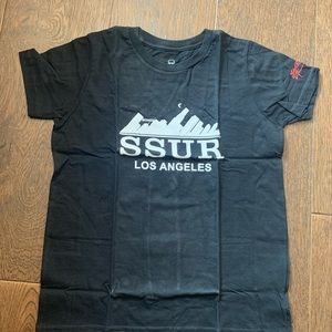 SSUR black tee kids size 10 Los Angeles brand new